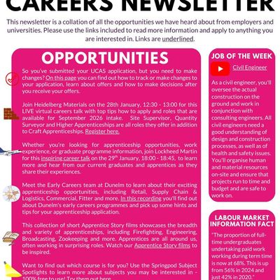 Careers Newsletter 12/01/26