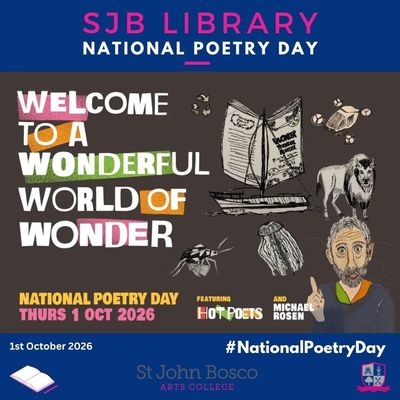 The Wonder of National Poetry Day 2026